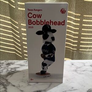 Chick-fil-A Texas Rangers Cow Bobblehead